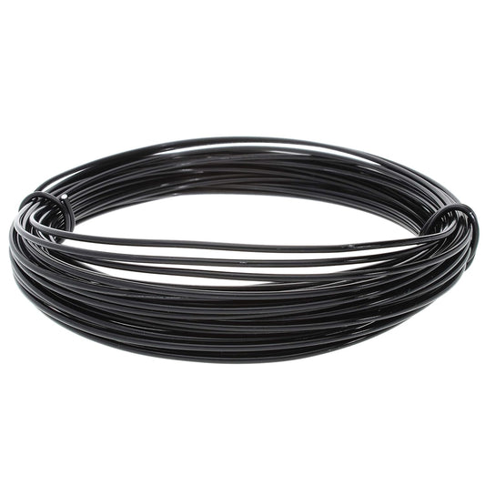 The Beadsmith Anodized Aluminum Wire – 12 Gauge – 39 feet – Black Color – Bendable Craft Wire Used to Jewelry Making, Wire Wrapping, Sculpting, Floral, Modeling and Other DIY Arts & Crafts