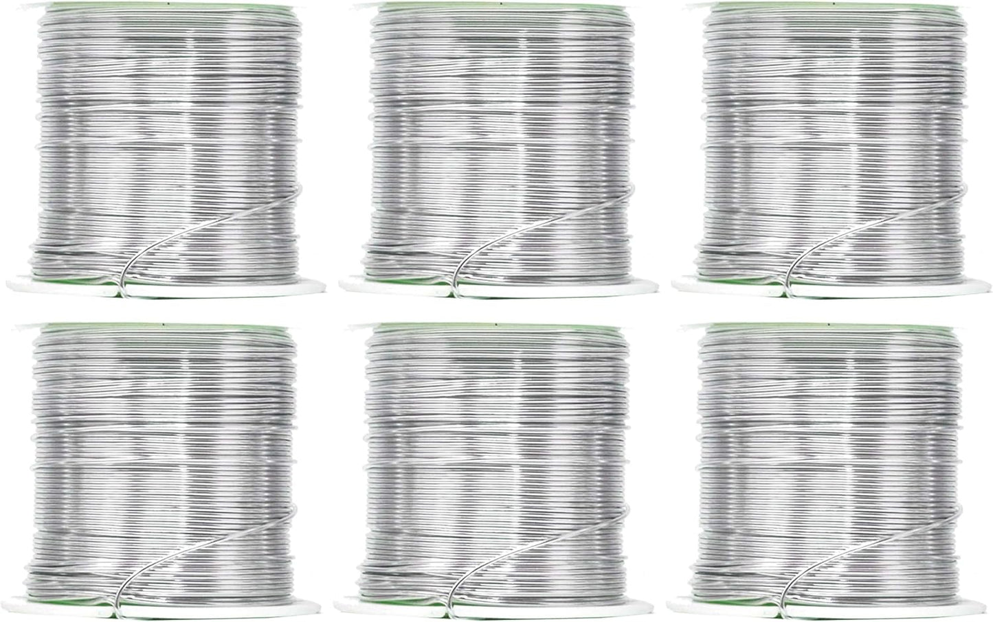 Mandala Crafts 20 Gauge Anodized Aluminum Craft Wire for Jewelry Making - 450 FT Colored Flexible Silver Combo Wire - Bendable for Bonsai Armature Crafting Sculpting - Crafty Corner