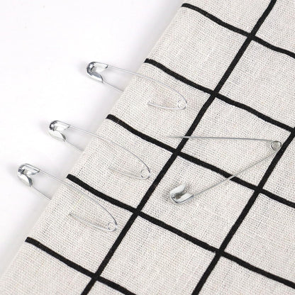 100 Pack Silver Safety Pins Assorted, Galvanized Steel Bulk Safety Pins for Sewing, Clothes, Arts & Craft (2.1 Inch / 54 mm)