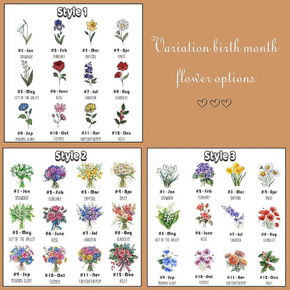 First Mom Now Grandma Wood Frame with Phone Stand Gifts Mothers Day New Grandmother Custom Grandma's Garden Plaque Birth Month Flowers Sign with Grandkids Names, Birthday Gift for Nana, Dog Cat