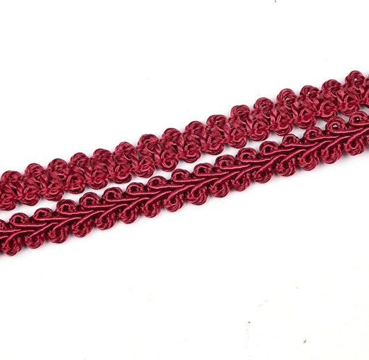 BEL AVENIR Braid Trim 1/2 inch 13.6 Yards French Gimp Basic Sewing Polyester DIY Crafts Costume Home Decorative (Red) - Crafty Corner