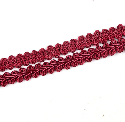 BEL AVENIR Braid Trim 1/2 inch 13.6 Yards French Gimp Basic Sewing Polyester DIY Crafts Costume Home Decorative (Red) - Crafty Corner