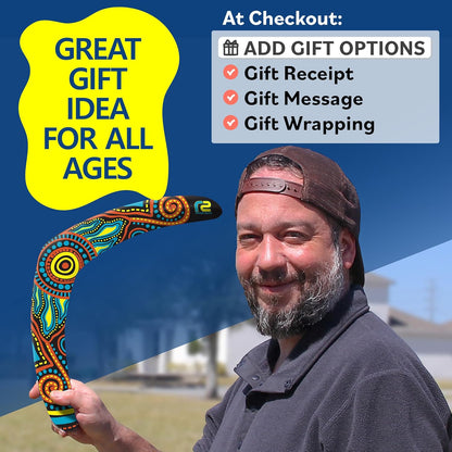 Refresh Sports Beach Boomerang Toy for All Ages - Outside Beach Games Adults & Toys for Kids - Fun Outdoor Backyard Toys for Boys - Soft Boomerangs Pool Game & Birthday Gift Ideas for Boys & Girls