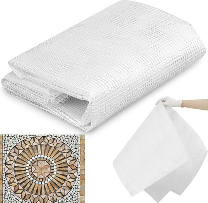 36" X 48" Mosaic Mesh for Back Mounted Tile Fiberglass Mosaic Mesh Backing Boast for Tile Installation Supplies Tools (Non Sticky)