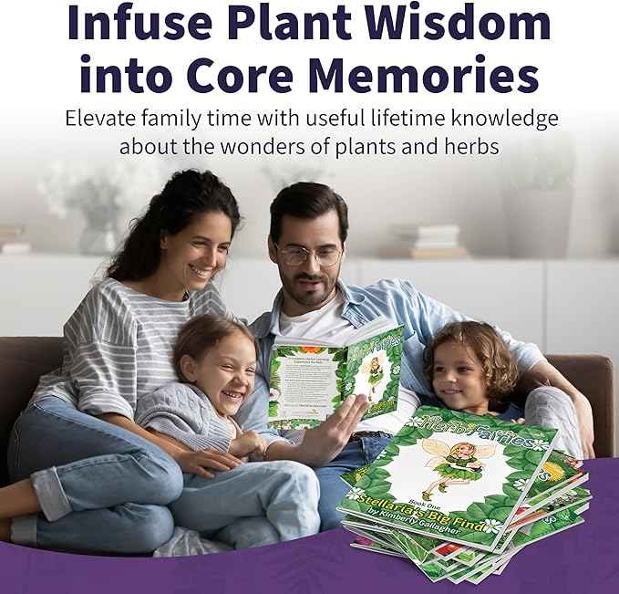 Herb Fairies: 13 Plant Story Books Set & Digital Learning System – Explore Plants Through Educational Stories – Includes Audiobooks, Printables, Crafts, Puzzles & Games