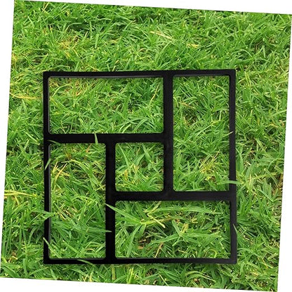 Paving Mold Reusable Paving Mould Stone Path Maker Cement Brick Mold Concrete Forms Paver Mold Stepping Stones Kit Garden Flooring Floor Tile Mould Template Plastic Outdoor