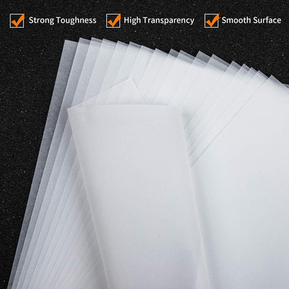 MyLifeUNIT Tracing Paper for Drawing, Translucent Vellum Paper 8.5 x 11 inches, 100 Sheets
