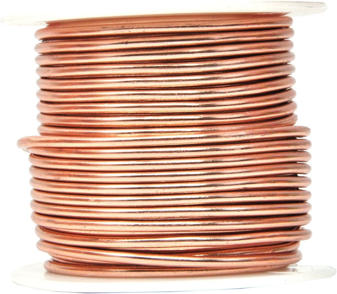 Mandala Crafts 12 Gauge Anodized Aluminum Craft Wire for Jewelry Making - 276 FT Colored Flexible Silver Copper True Blue Black Red Kelly Green Wire - Bendable for Bonsai Armature Crafting Sculpting - Crafty Corner