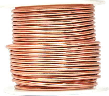Mandala Crafts 12 Gauge Anodized Aluminum Craft Wire for Jewelry Making - 276 FT Colored Flexible Silver Copper True Blue Brown Red Kelly Green Wire - Bendable for Bonsai Armature Crafting Sculpting - Crafty Corner