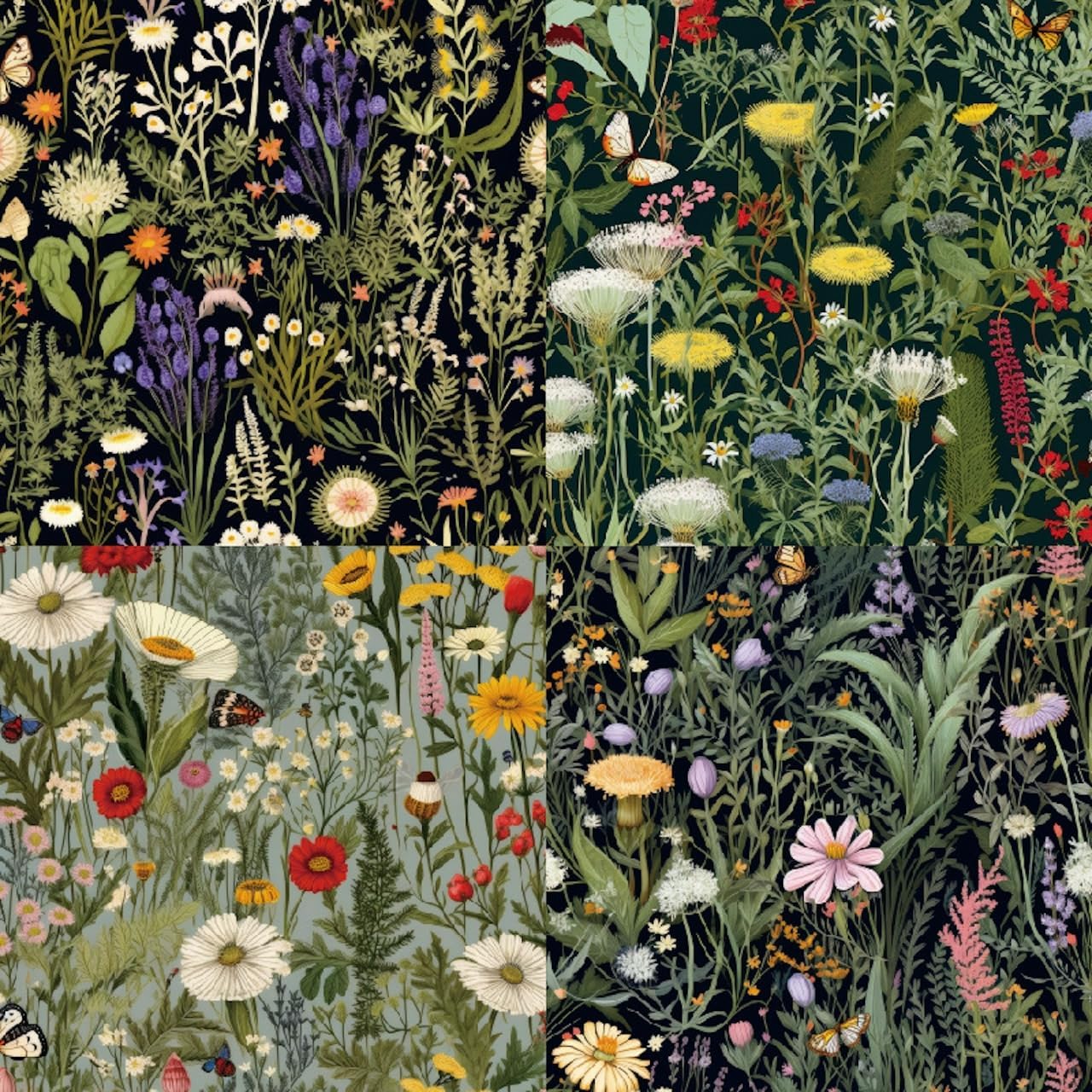 6x6 Inch Scrapbook Paper Pad-24 Single-Sided Sheets with 12 Unique Wildflower Designs-Perfect for Crafting, Card Making and DIY Projects