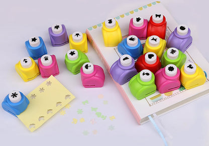 Craft Punches 20pcs, Katfort Hole Punch Shapes 20 Patterns, Craft Hole Punch Shapes, Shape Paper Punch Set for Crafts for Adults for DIY Scrapbooking Nail Art Craft Punchers Supplies - Crafty Corner