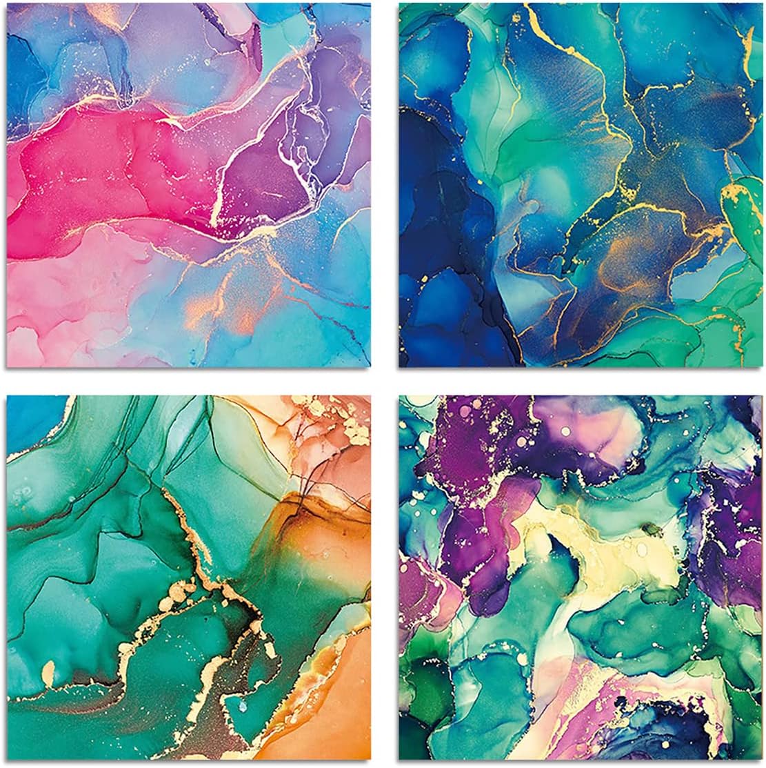 YASMEN Scrapbook Paper Pad 6×6, Marbled Pattern Watercolor Paper, 24 Sheets Single-Sided Colorful Cardstock Paper, Craft Card Making Paper Pack Scrapbooking Journal Supply Designer Art Paper Pad - Crafty Corner