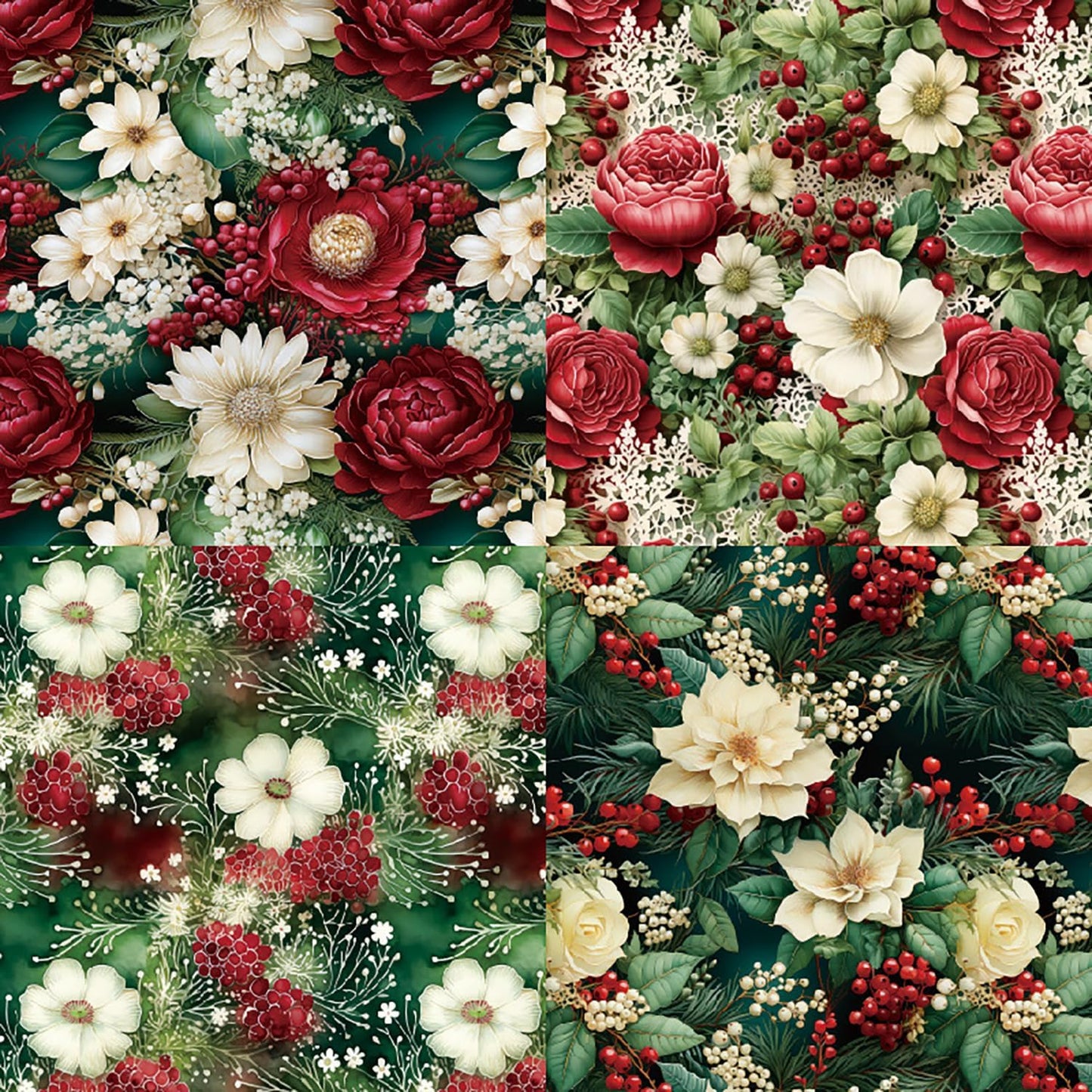 YASMEN Floral Scrapbook Paper Pad - Flower Patterned Cardstock Pads, 6x6 Single-Sided Craft Paper for Card Making, Scrapbooking, Greeting Cards, Junk Journal, Planners, Art Collage - 24 sheets - Crafty Corner