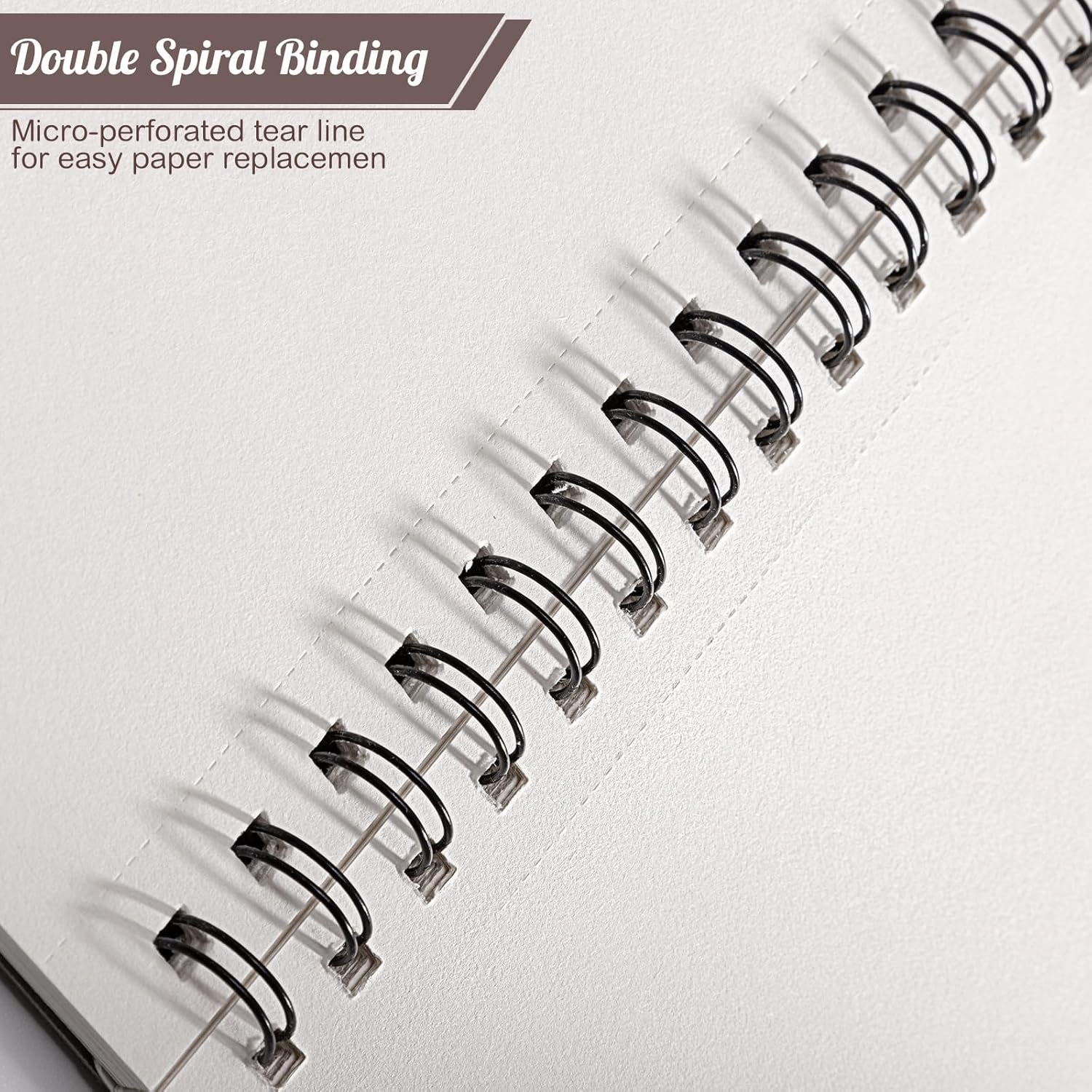 Sketch Book 8.5×11 inch, Spiral Bound Sketch Pad 50 Sheets (68lb/100gsm), Acid-Free Sketchbook for Drawing Painting Sketching, Art Paper Drawing Supplies for Teens Adults Artists Ideal Gifts - Crafty Corner