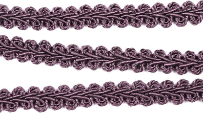 BEL AVENIR Braid Trim 1/2 inch 13.6 Yards French Gimp Basic Sewing Polyester DIY Crafts Costume Home Decorative (Dark Purple) - Crafty Corner