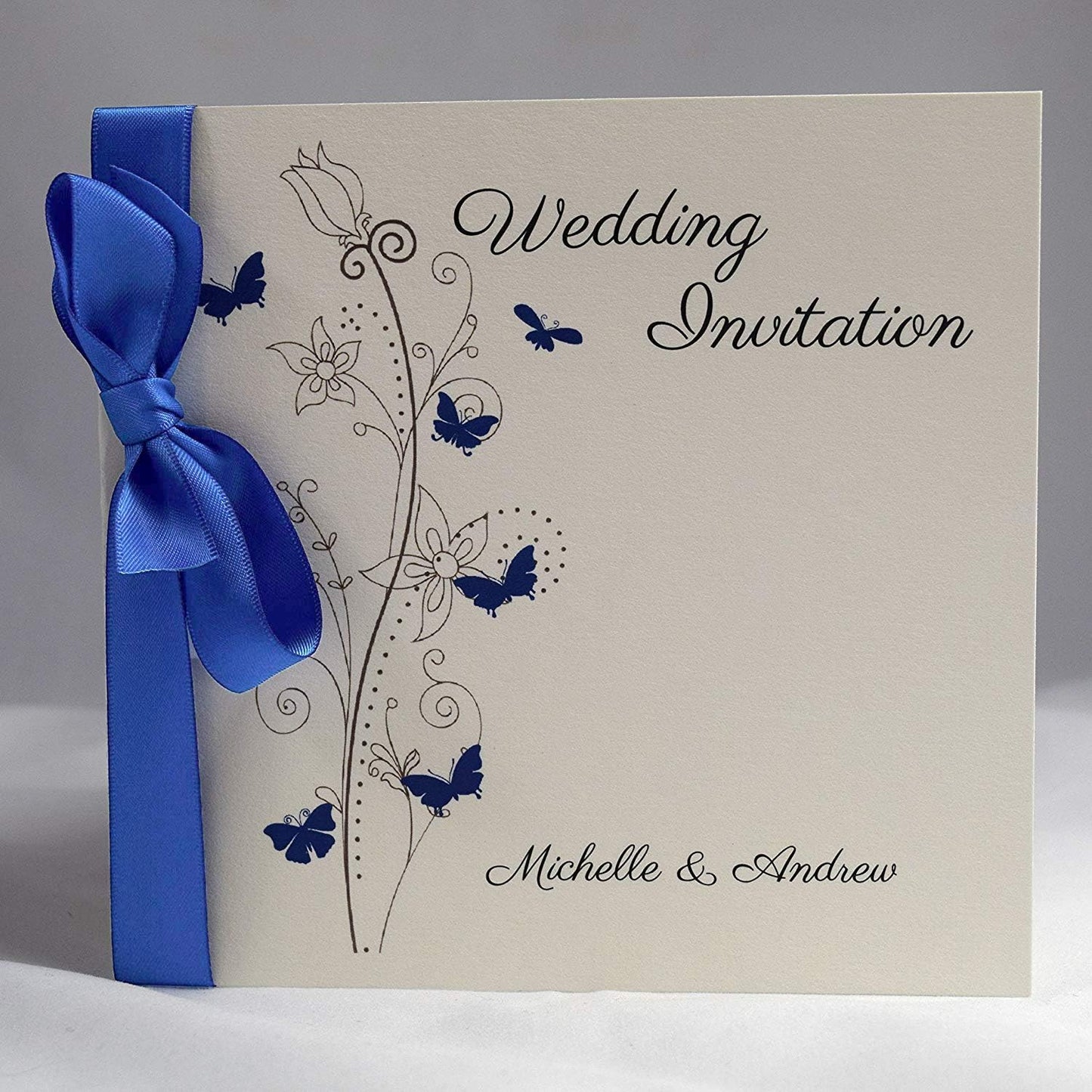 Humphrey's Craft 1/4 Inch Royal Blue Double Faced Satin Ribbon - 50 Yards Variety of Color for Crafts Gift Wrapping Bows Bouquet Decoration Sewing Christmas Tree Wedding Invitation Card. - Crafty Corner