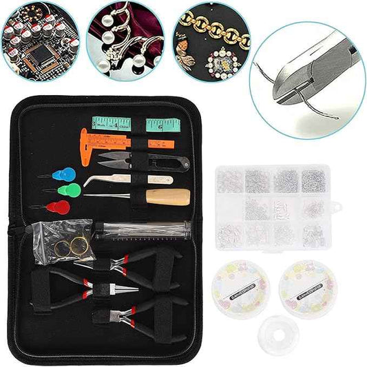 Jewelry Making Supplies Kits DIY Set, Complete Accessories with Tools and Materials, Ideal for Beginners and Professionals, Creative Handmade Jewelry Projects