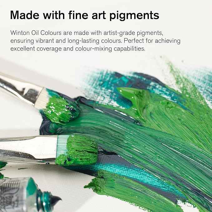 Winsor & Newton Winton Oil Color, 200ml (6.75-oz) Tube, Oxide Of Chromium