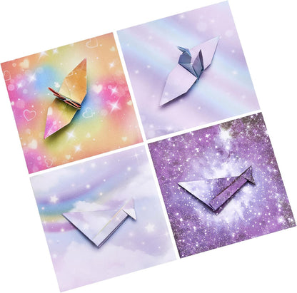 Dreamy Fantasy Origami Paper - 50 Sheets 6x6 Inches - Double-Sided Ethereal Patterns for Magic, Mythical & Celestial Crafts - for Adults, Kids & Artists, Ideal for Scrapbooking. - Crafty Corner