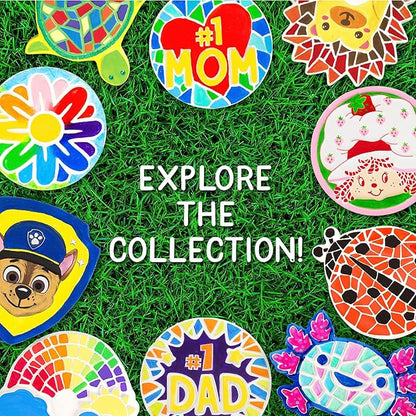 Paint Your Own Strawberry Shortcake Stepping Stone, Stepping Stones for Kids, Arts and Crafts for Kids Ages 8-12, Crafts for Toddler & Adults, Craft Kits, Art Kits for Ages 6-9, Strawberry Gifts