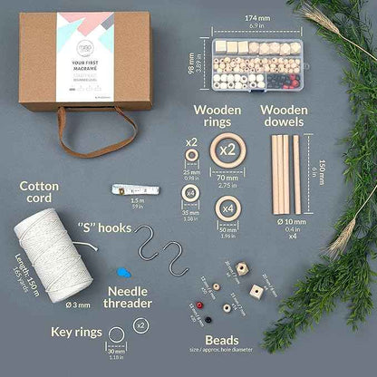 MIGO Creates Macrame Kits for Adults Beginners with 126 Macrame Supplies and 7 Projects E-Book: DIY Macrame Kit with 165 Yards Macrame Cord and Craft Supplies & Materials to Start Macrame!