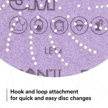 3M Xtract Cubitron II Hookit Clean Sanding Film Disc 775L, 150+, 6 in, Pack of 50 Hook and Loop Sanding Discs for Paint Preparation and Removal, General Sanding, Refining, Blending, and Featheredge