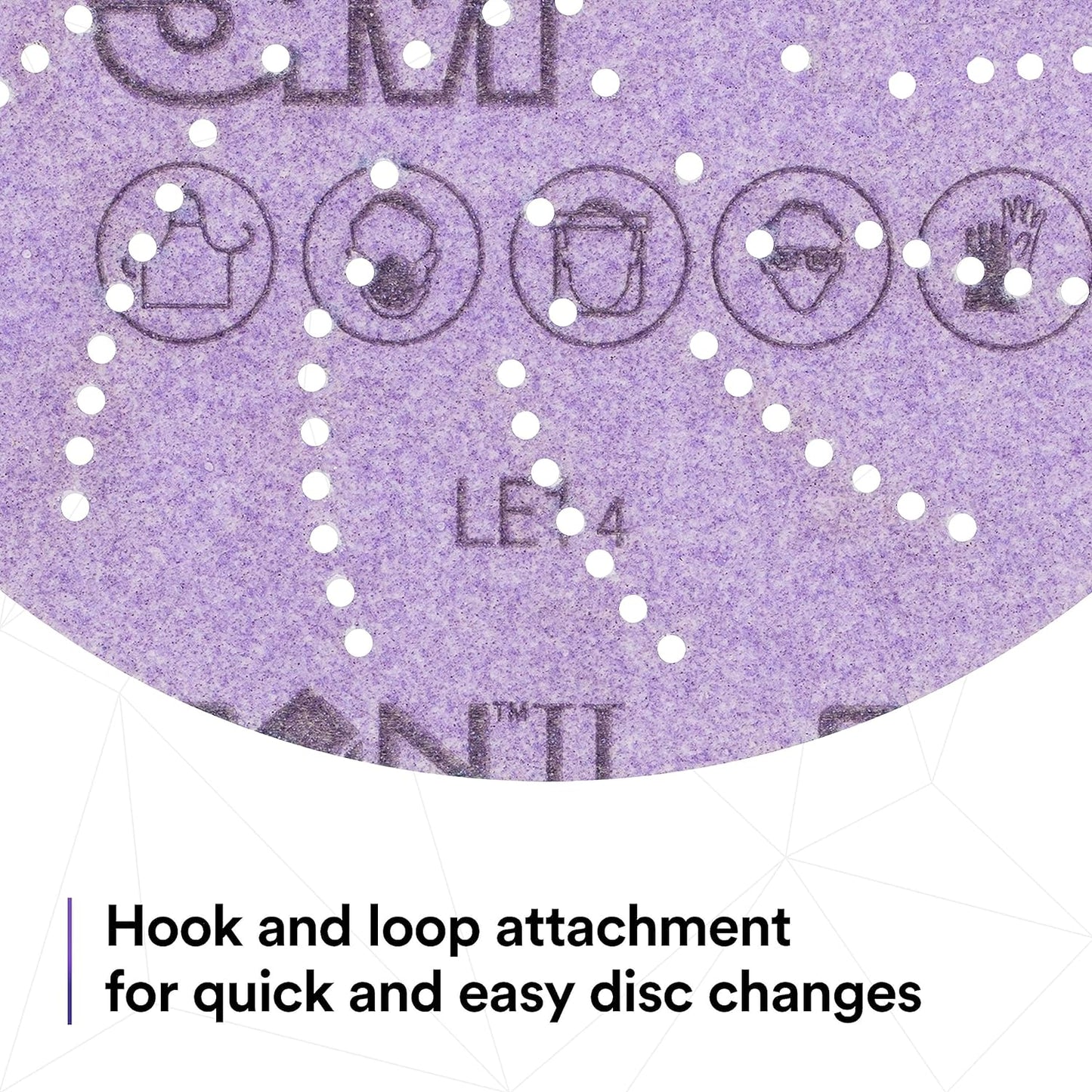 3M Xtract Cubitron II Hookit Clean Sanding Film Disc 775L, 320+, 5 in, Pack of 50 Hook and Loop Sanding Discs for Paint Preparation and Removal, General Sanding, Refining, Blending, and Featheredge