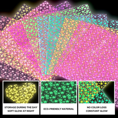 Joycat Pastel Glow in The Dark Origami Paper - 50 Sheets 6x6 Inches - Soft Luminous Sheets for Kids & Creative Projects, Ideal for Scrapbooking, Card Making and DIY Crafts - Crafty Corner