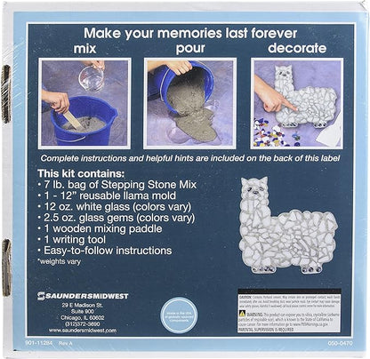 Midwest Products Mosaic Stepping Stone Kit-Llama