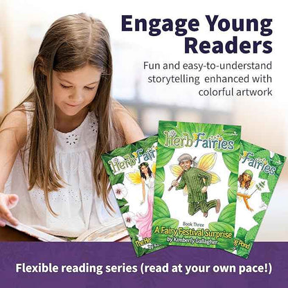 Herb Fairies: 13 Plant Story Books Set & Digital Learning System – Explore Plants Through Educational Stories – Includes Audiobooks, Printables, Crafts, Puzzles & Games