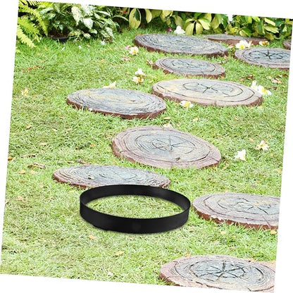 Round Concrete Paver Mold Plastic Path Maker Mould Pavement Mold Easy Clean Reusable Path Paving Mould Unique Garden Tool