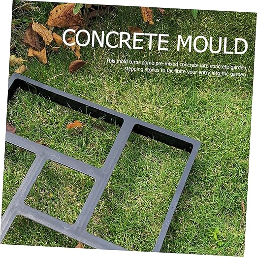 DIY Plastic Pavement Mold for Concrete Stepping Stones Reusable Path Maker for Garden Walkways Black 15.74 X 15.74 X 1.57 Inches