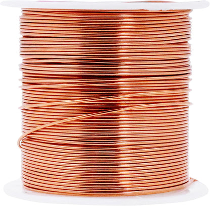 Mandala Crafts 20 Gauge Anodized Aluminum Craft Wire for Jewelry Making - 450 FT Colored Flexible Silver Copper True Blue Brown Red Kelly Green Wire - Bendable for Bonsai Armature Crafting Sculpting - Crafty Corner