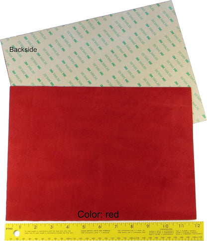 Premium Quality Suede Sheets 8.5"x12" with Super-Strong self-Adhesive Backing. Ideal for Making Peel-and-Stick (self-Stick, Stick-on) Soles for Dance Shoes, [SUEDE-DIY-r01]. - Crafty Corner