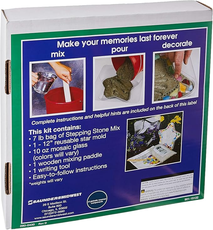 Milestones 90115122 Mosaic Star Stone Kit