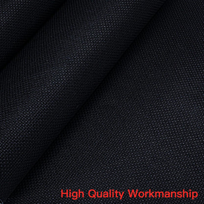 Caydo 6 Pieces Aida Cloth 14 Count Black Cross Stitch Fabric Cotton Embroidery Fabric for Needlework, DIY Handicrafts, 12 by 18-Inch