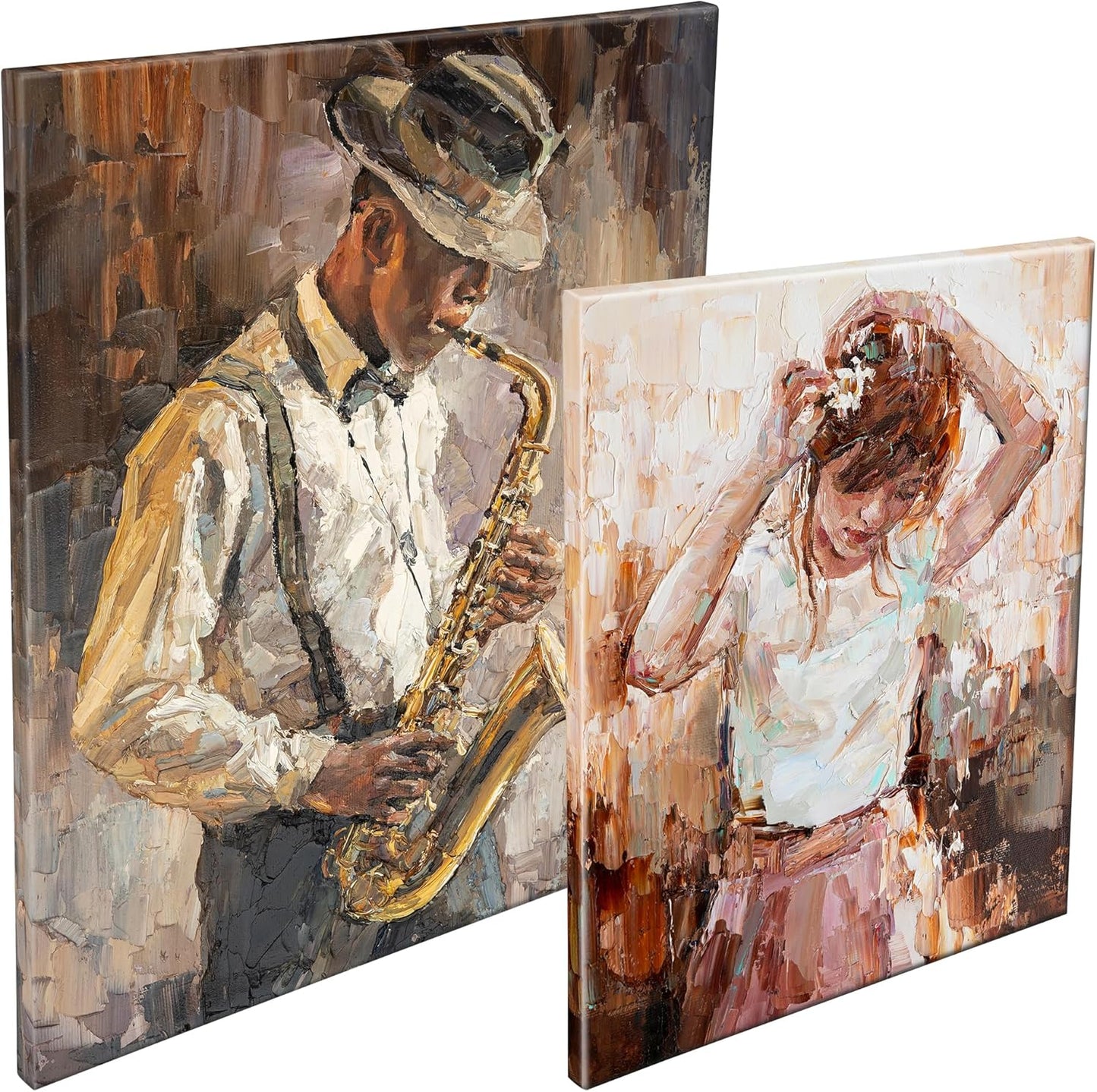 Centurion Deluxe Professional Oil Primed Linen Stretched Canvas, 11oz Linen, 36x36 - Box of 6, 0.67" Deep Canvases, Kiln-Dried Stretchers, Back Stapled, Premium Medium Weight Canvas for Oil Paintings