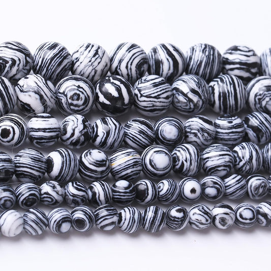 37PCS 10MM Black Malachite Beads Stone Beads Energy Healing Beads for DIY Jewelry Bracelet Necklace Making for Jewelry Making15Inch