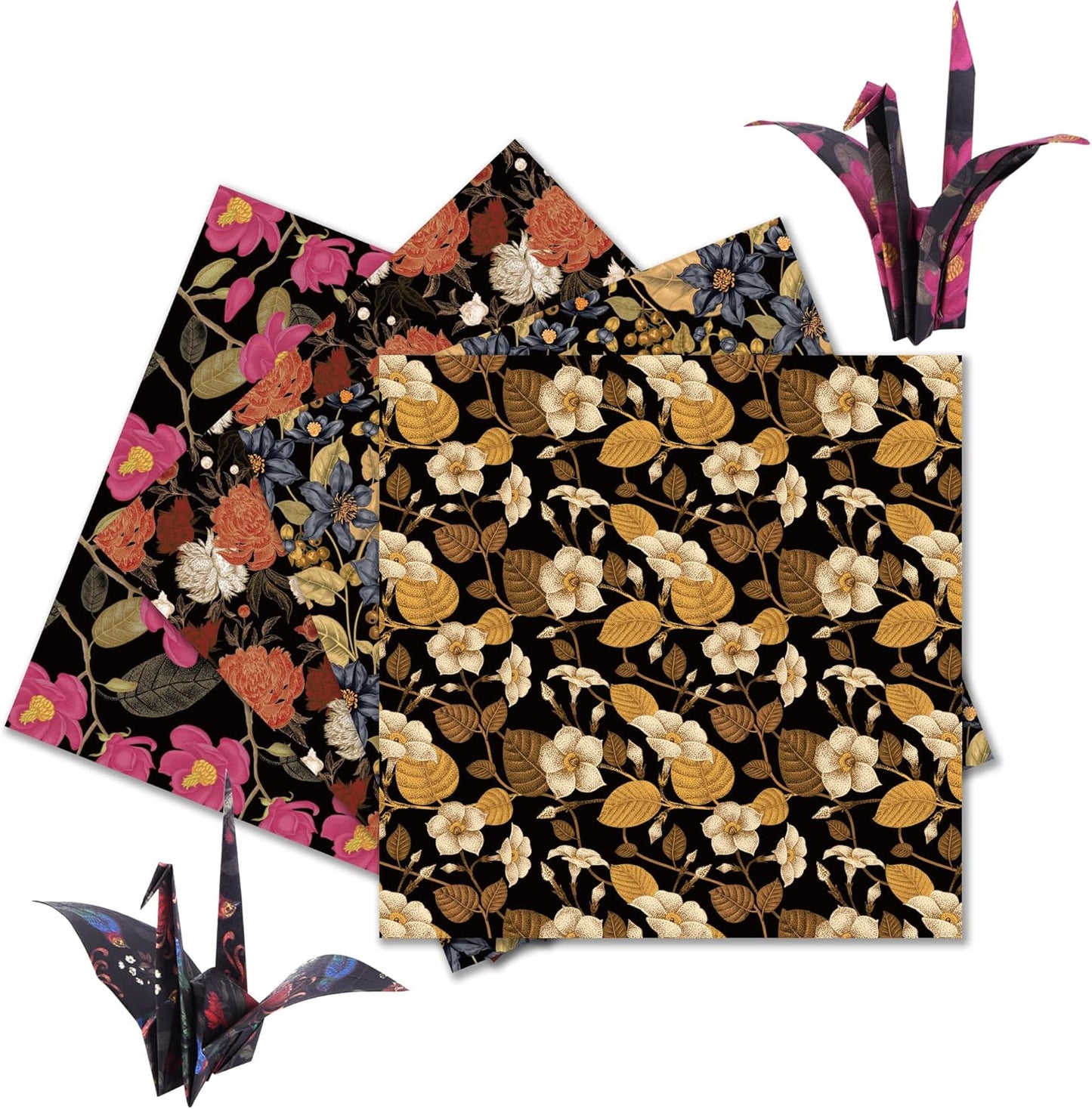 Origami Paper Kit 50 Sheets 6 Inch Square Double Sided Color 10 Vivid Colors for Hand Crafts Origami Paper Arts Creativity. Retro Style - Crafty Corner