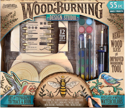 ArtSkills Wood Burning Tool Kit – 55 Piece Complete Woodburning Arts and Crafts Kit for Kids & Adults Cool Gifts for Teen Boys & Girls Fun Crafts DIY Projects - Crafty Corner