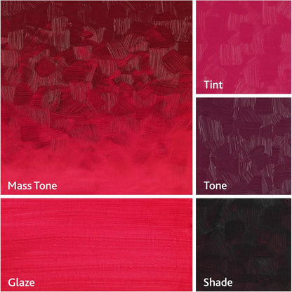 Tusc & Pine Artist Oil Paint - Quinacridone Red Deep, 150 ml, Non-Yellowing, Rich & Creamy Consistency, Maximum Pigment Load, Small Batch Milled Oil Paints Made in the USA for Professional Artists
