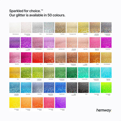 Hemway Glitter Grout Additive add Sparkle to Mosaic Tiles, Bathrooms, Wet Rooms, Kitchens, Tiled Based Rooms and Cement Based Grouts 100g / 3.5oz - Silver Holographic