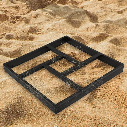 DIY Kits 1pc Paver, Forms Stepping Manually Moulds, Garden, Paver Floor Paving Plastic Reusable Lawn, Walkway, for Molds Moldings Mode Lawn Brick Cement DIY Stepping Stone Kit