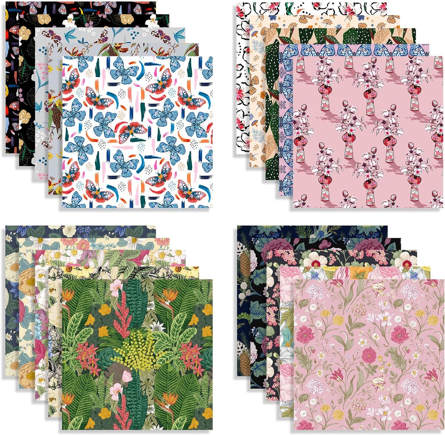 Origami Paper Kit 100 Sheets 6 Inch Square Double Sided Color 20 Vivid Colors for Hand Crafts Origami Paper Arts Creativity.Spring - Crafty Corner