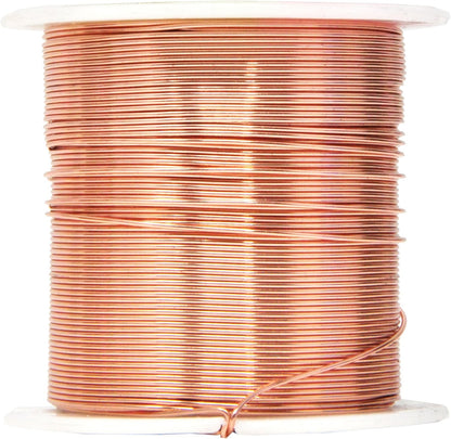 Mandala Crafts 22 Gauge Anodized Aluminum Craft Wire for Jewelry Making - 450 FT Colored Flexible Silver Copper Purple Gold Brown Red Wire - Bendable for Bonsai Armature Crafting Sculpting - Crafty Corner