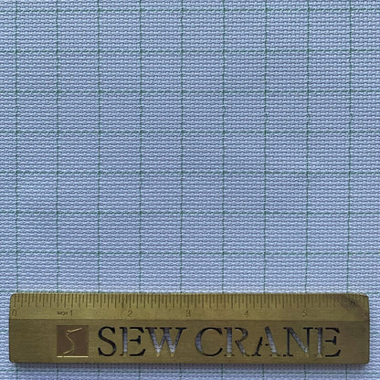 14CT Easy Count Thread Grid Aida Cloth Embroidery Cross Stitch Fabric, Green Grid, W59 x L39