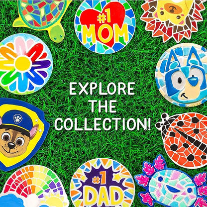 Paint Your Own Paw Patrol Stepping Stone, Paw Patrol Toys, Arts and Crafts for Kids Ages 4-12, Craft Kits, Toddler Activities, and Stepping Stones for Creative Fun