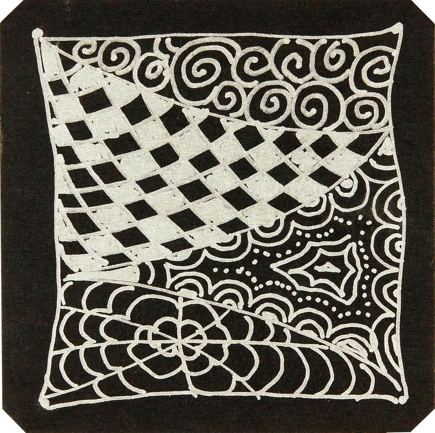 Studio Series Artist's Tiles Black: 75 Acid-Free Black Tiles - Crafty Corner