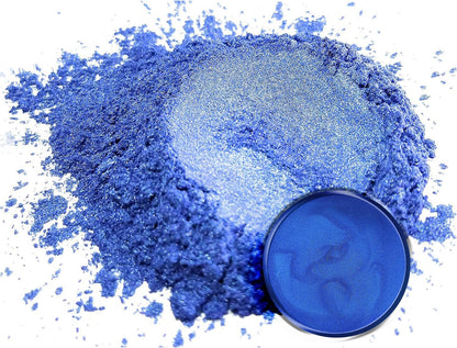 Eye Candy Pigments Premium Blue Mica Powder - Ajisai Blue (50gr) - for Epoxy, Resin, Soap, Paint, Woodworking, Acrylic Pouring, Bath Bombs, Fishing Lures - DIY Arts and Crafts Additive