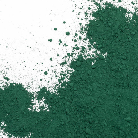 GOODTAKE Iron Oxide Powder, Green Cement Color Pigment Pastel Mortar Mix DIY Powder Manually Paving Concrete Mold Color Pigment Dye for Cement Mortar Grout (Green, 16 oz)